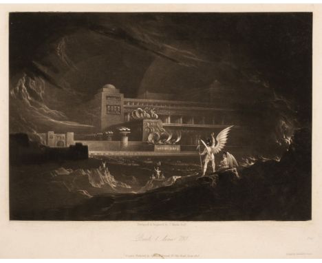 Milton (John, & John Martin, illustrator). The Paradise Lost of John Milton, with illustrations by John Martin, London: Charl