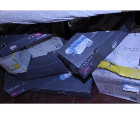 A job lot of catalogue return lighting (untested),  postage unavailable 