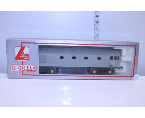 A boxed Lima 0 scale model train 