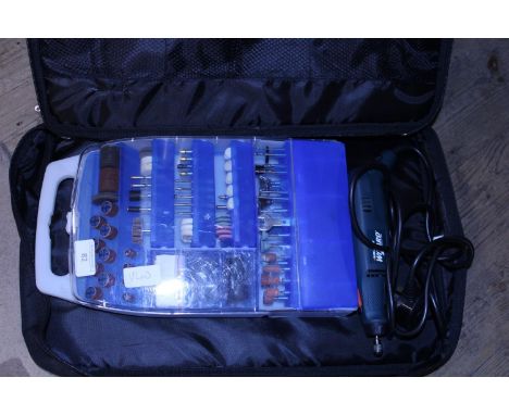 A electric modelling sander and accessories 