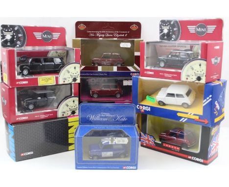 VANGUARD DIE CAST VEHICLES boxed and mint 1.43 scale, all MINIS (10)