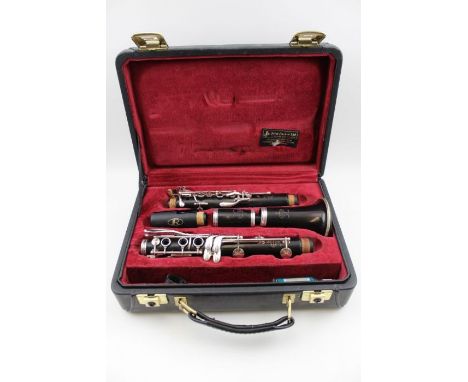 A cased ebony B flat 'Buffet of France' clarinet