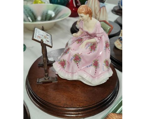 A Royal Doulton figure "Tapestry Weaving" (HN 3048) boxed with stand 