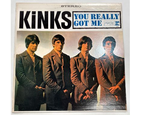 THE KINKS - YOU REALLY GOT ME, Reprise RS 6143, LP stereo; KINKS-SIZE R 6158, LP mono; KINDA KINKS, R 6173, LP mono; THE KINK
