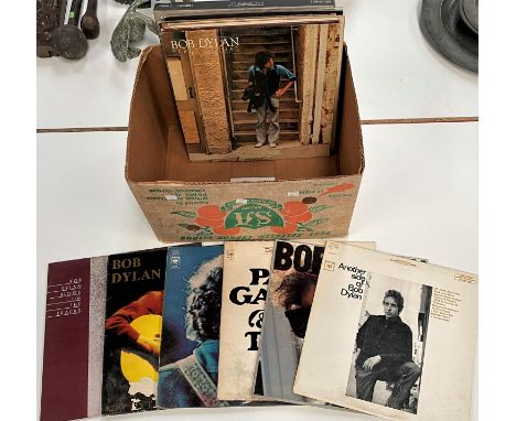 A selection of Bob Dylan albums 
