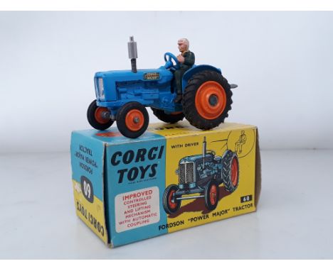 A boxed Corgi Toys No.60 Fordson 'Pwer Major' Tractor 