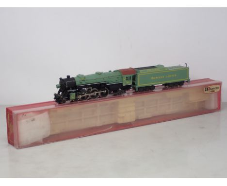 Rivarossi 1285 HO scale 4-6-2 Heavy Pacific Locomotive in Southern Crescent R.R. livery, boxed (box lid cracked)