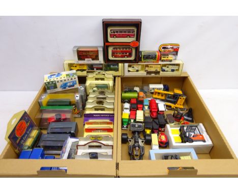 Collection of boxed and unboxed diecast toy vehicles including; Corgi 'John Player Special F1', Dinky Toys 'Johnston Road Swe