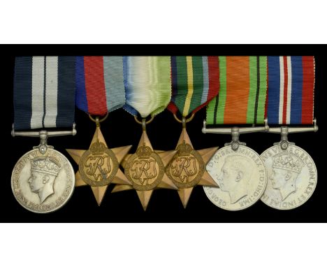 The Second War ‘Fall of Singapore’ D.S.M. group of six awarded to Stoker P. A. H. Dunne, Royal Navy, for a motor launch versu