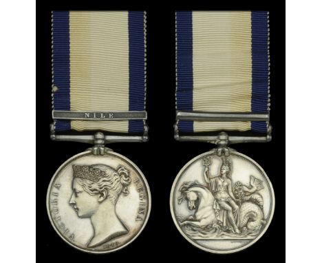 Naval General Service 1793-1840, 1 clasp, Nile (Sutville Isaacson, Clerk.) toned, extremely fine  £4,000-£5,000 --- Importati