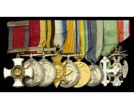 The Great War ‘Serbian Retreat’ D.S.O. group of nine awarded to Commander M. E. Cochrane, Royal Navy  Distinguished Service O