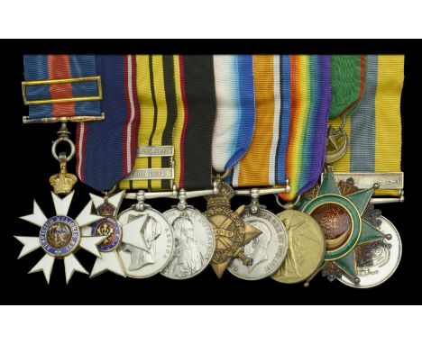 The unique ‘Nyassaland 1893’ C.M.G., ‘Royal service’ M.V.O., Africa operations group of nine awarded to Admiral Charles Hope 