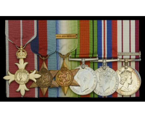 The Second War and post-War bomb and mine clearance operations O.B.E. group of six awarded to Lieutenant-Commander F. G. Greg