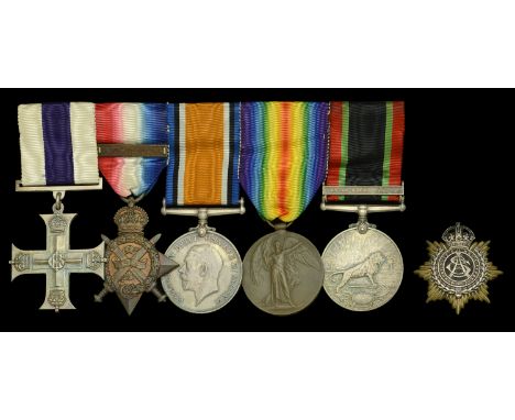 The emotive Great War M.C. group of five awarded to Lieutenant-Colonel F. P. R. Nichols, Royal Army Service Corps, who died a