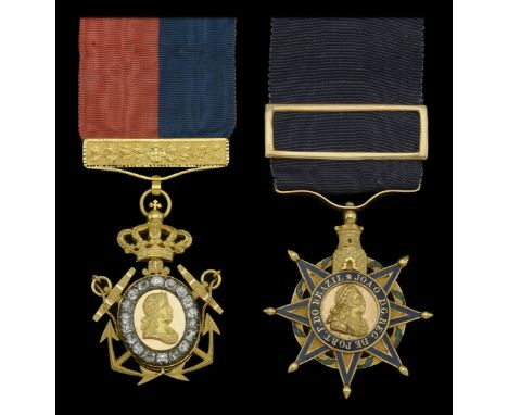Pair: Lieutenant John Seaton, Royal Navy, later Inspector of Convicts, Norfolk Island, Australia  King John VI of Portugal’s 