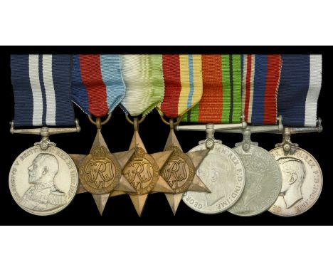 The Chinese Civil War incident D.S.M. group of seven awarded to Petty Officer F. H. Image, Royal Navy, among those who boarde