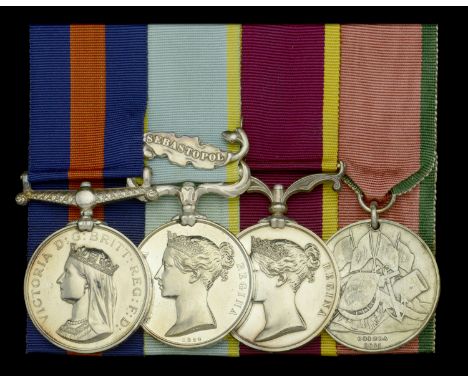 Four: Sergeant Henry Skedgell, Royal Marines New Zealand 1845-66, reverse dated 1845 to 1847 (H. Skedgell. Pte. R.M., H.M.S. 