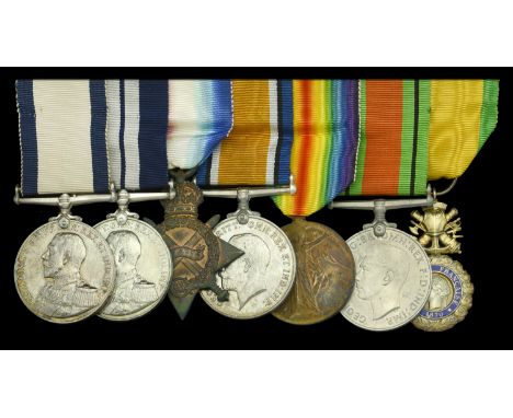 The outstanding Great War ‘Dunraven’ C.G.M. and ‘Farnborough’ D.S.M. group of seven awarded to Wireless Telegraph Officer T. 
