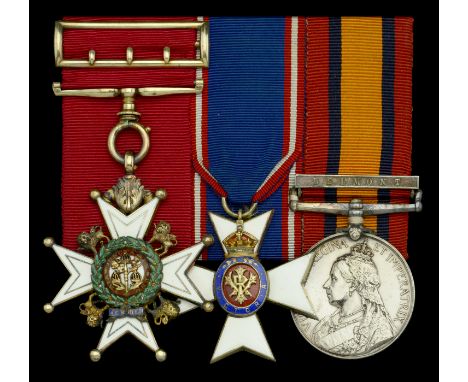 The important Boer War C.B., M.V.O. group of three awarded to Vice-Admiral R. C. Prothero, Royal Navy, who was severely wound
