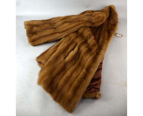 Vintage Tico brown 3/4 length Mink Coat.   