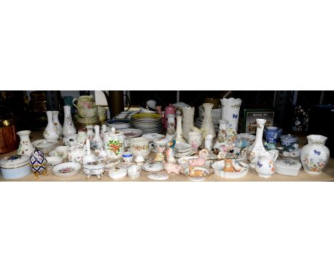 Small decorative chinawares, including Old Foley, Royal Worcester, Mintons,Being sold on behalf of Cystic Fibrosis and GUTS F