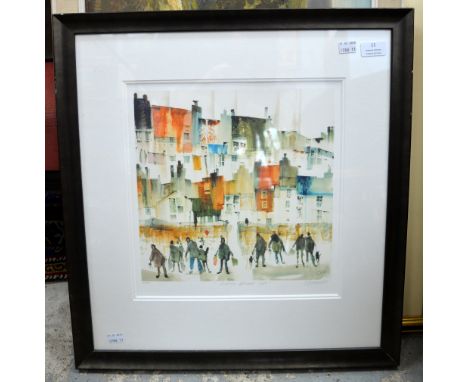Coloured print, signature indistinct, Limited Edition,  Lucky Black Cat , No 53/225, 30 x 30cmBeing sold on behalf of Cystic 