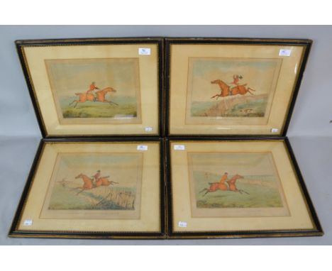 After Alken, set of four coloured Hunting acquitaintsBeing sold on behalf of Cystic Fibrosis &amp; GUTS Fighting Bowel Cancer