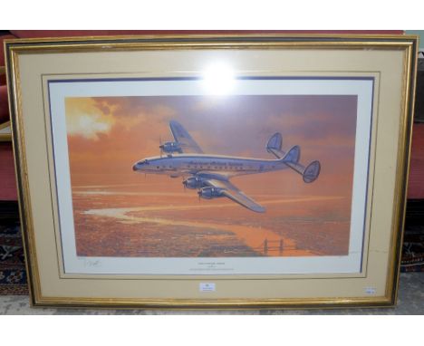 Robert Watts, Coloured Reproduction Limited Edition Print,  Early Morning Arrival  No 82/500, signed in pencil with Certifica