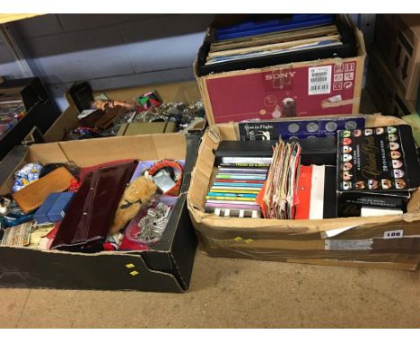 A shelf of assorted to include costume jewellery etc.