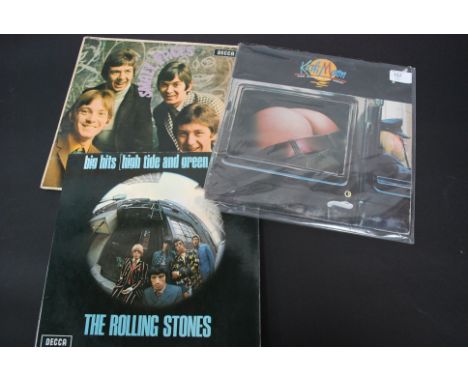 RECORDS: Keith Moon - Two Sides Of The Moon 2442134. VG VG, The Small Faces - Decca 4790 - G / VG, and The Rolling Stones Big