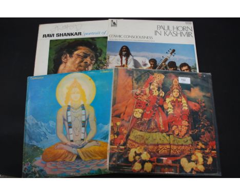 RECORDS: Ravi Shankar, Portrait of Genius triple foldback on fontana together with The Radha Krsna Temple, Quintessence ' In 