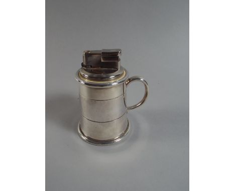 A Silver Table Lighter by Asprey