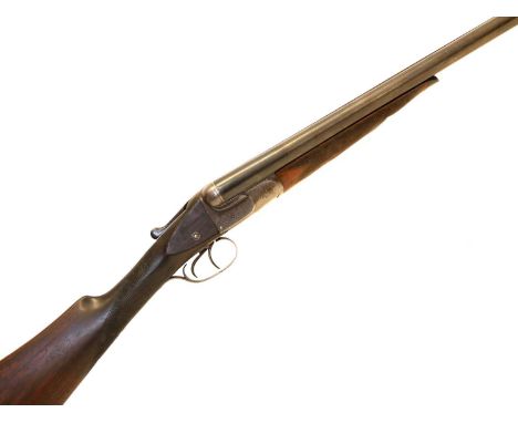 Greener 12 bore side by side shotgun LICENCE REQUIRED Greener 12 bore side by side shotgun, 28 inch sleeved Birmingham nitro-