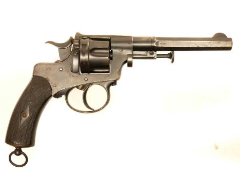 9mm Nagant 1887 or Gasser type revolver.  Nagant 9mm 1887 or Gasser type revolver, 5.5inch octagonal barrel with Belgian proo