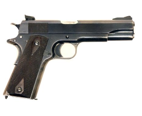 Colt 1911 RAF Contract .455 semi automatic pistol LICENCE REQUIRED Colt 1911 RAF Contract .455 auto semi-automatic pistol, 5-