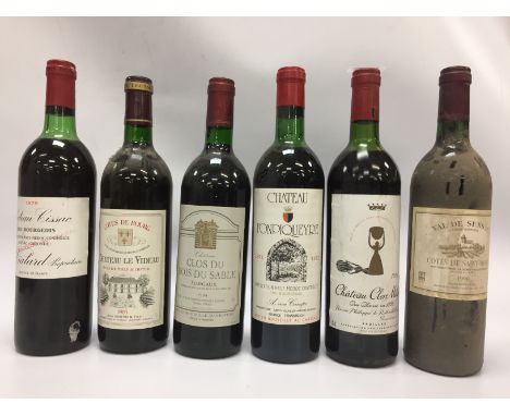 6 BOTTLES VINTAGE WINE (RED)