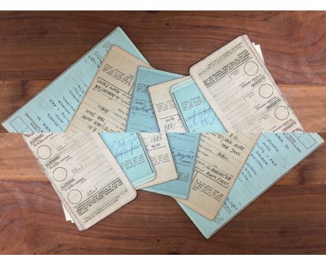 COLLECTION OF 20 VINTAGE VEHICLE LOG BOOKS CIRCA 1960S