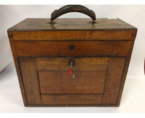 ENGINEERS WOODEN FITTED TOOL BOX FULL OF TOOLS