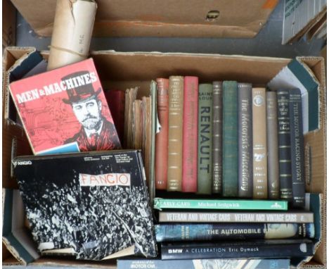Ephemera, Motoring, a selection of books and magazines, from the 1950's and 60's inc Renault, First Edition 1957, The Vintage