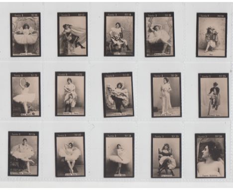 Trade cards, Spain, Anon, Actresses, Series 3, set of 55 'K' size photographic cards (gd/vg)