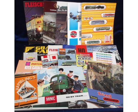 Ephemera, a collection of approx 25 Model Railway catalogues & catalogue extracts, 1960's onwards, various manufacturers inc 