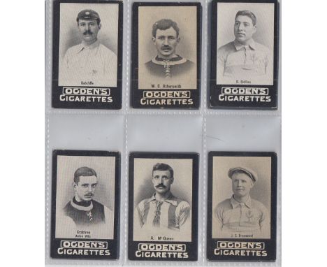 Cigarette cards, Ogden's Tabs, General Interest (item 97-2, Football) (set, 25 cards) (1 with ink reference to back, rest gd)