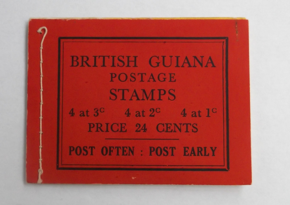 Stamps, P Jones Collection, British Guiana, Postage stamp booklet