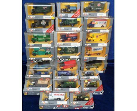 Grey Box Corgi Classics, 1990's, including Ford Model T, Thornycroft Box Van and others, in original boxes (near mint to mint