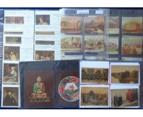 Tobacco silks, L Youdell collection, R & J Hill, Canvas Masterpieces, Series 1, (Spinet) (set), Britain's Stately Homes (silk