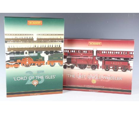 A Hornby gauge OO limited edition R.2560 Lord of the Isles train pack, No. 67/2500, and a limited edition R.2806 The Last Sin