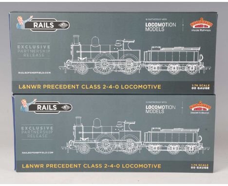 Two Rails by Bachmann Branch-Line gauge OO No. 35-162Z Improved Precedent Class locomotives 5036 'Novelty' and tenders in LMS