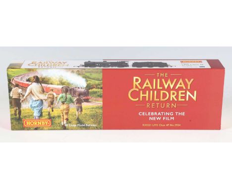 A Hornby gauge OO R.30221 The Railway Children Return Class 4F locomotive and tender LMS, boxed.