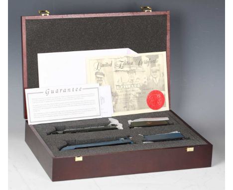 A Bachmann Branch-Line gauge OO limited edition Mallard double locomotive and tender set, comprising 4468 'Mallard' in LNER b