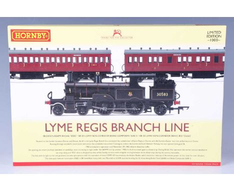 A Hornby gauge OO limited edition R.3398 Lyme Regis Branch Line train pack, No. 926/1000, boxed with certificate.